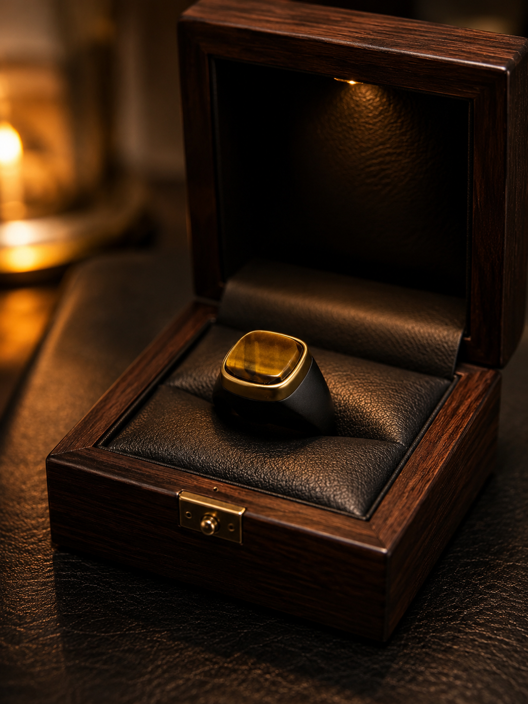 انگشتر تایگر چشم ببر (Tiger’s Eye)