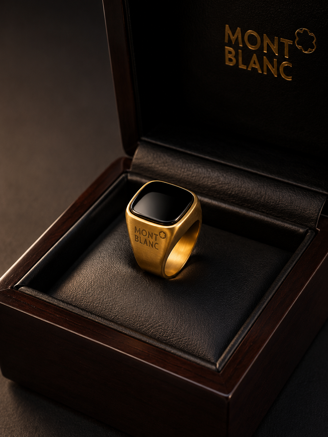 انگشتر لوکس مون‌ بلان مدل «پادشاه سیاه» (Montblanc Onyx Emperor)
